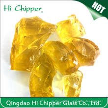 Yellow Garden Decorative Glass Rocks